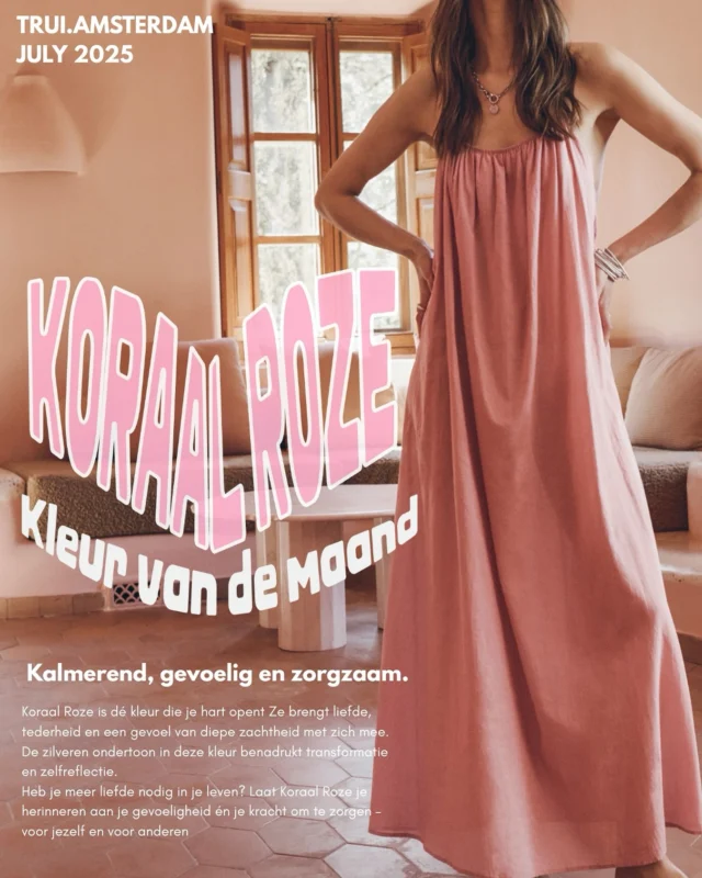 Juli’s kleur van de maand: Koraalroze 🌸

✨ Kalmerend • Gevoelig • Zorgzaam

Koraalroze is deze maand jouw ultieme moodbooster: een tint die je hart opent en een zachte, liefdevolle vibe brengt. De subtiele zilverachtige ondertoon getuigt van transformatie en zelfreflectie – perfect om je eigen tender power te laten schijnen.

Heb je behoefte aan méér liefde? Laat koraalroze je eraan herinneren dat het oké is om gevoelig te zijn… en dat diezelfde gevoeligheid jouw kracht is om voor jezelf en anderen te zorgen.

Stap in jouw zachte kracht – want jouw gevoel mag gezien worden. 💖

#KleurVanDeMaand #Koraalroze #JuliVibes #GevoeligMag #Zorgzaam #Kleurpsychologie #SoftPower #InnerPeace #SelfLove #truiamsterdam